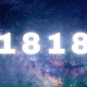 Meaning of the number 1818